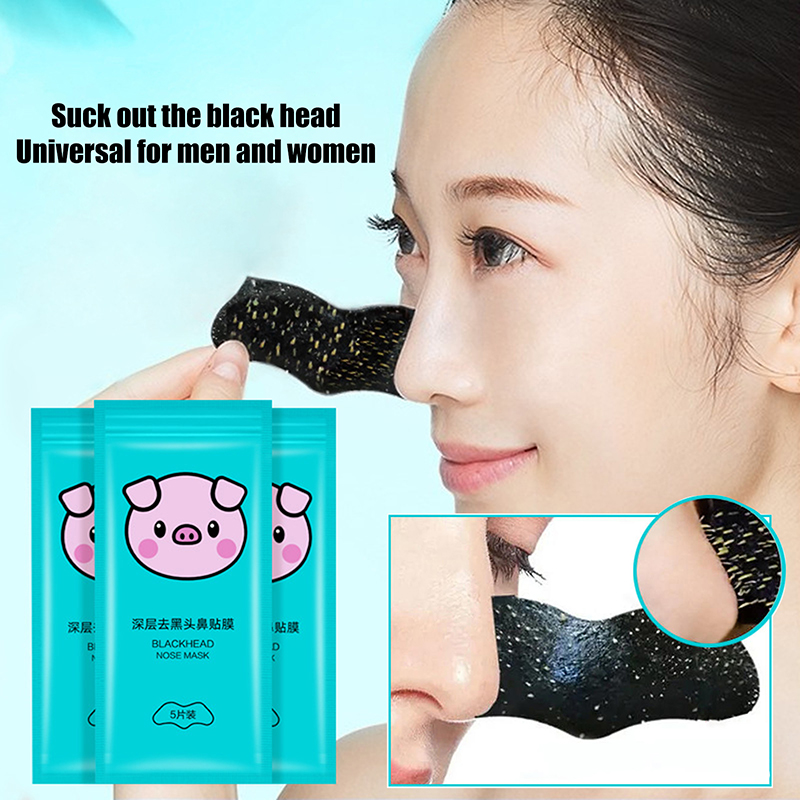 Charcoal Pore Strip - 5/15/25/50 Uds carbón de bambú eliminación