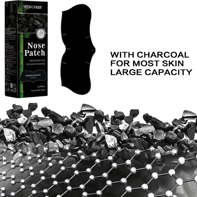 Charcoal Pore Strip - 20/30/50 Tiras Nasales para Limpieza Profunda