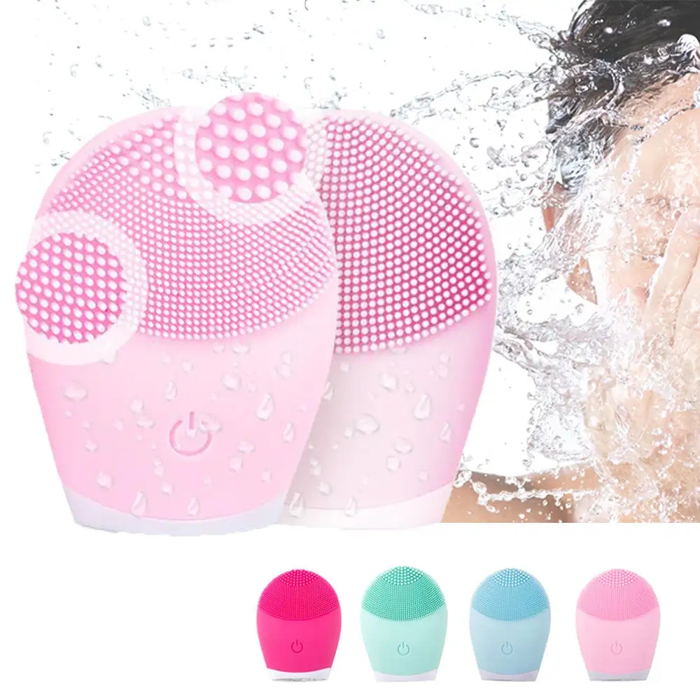 Skincare B Erl - Limpiador Facial eléctrico de silicona, masajeador,