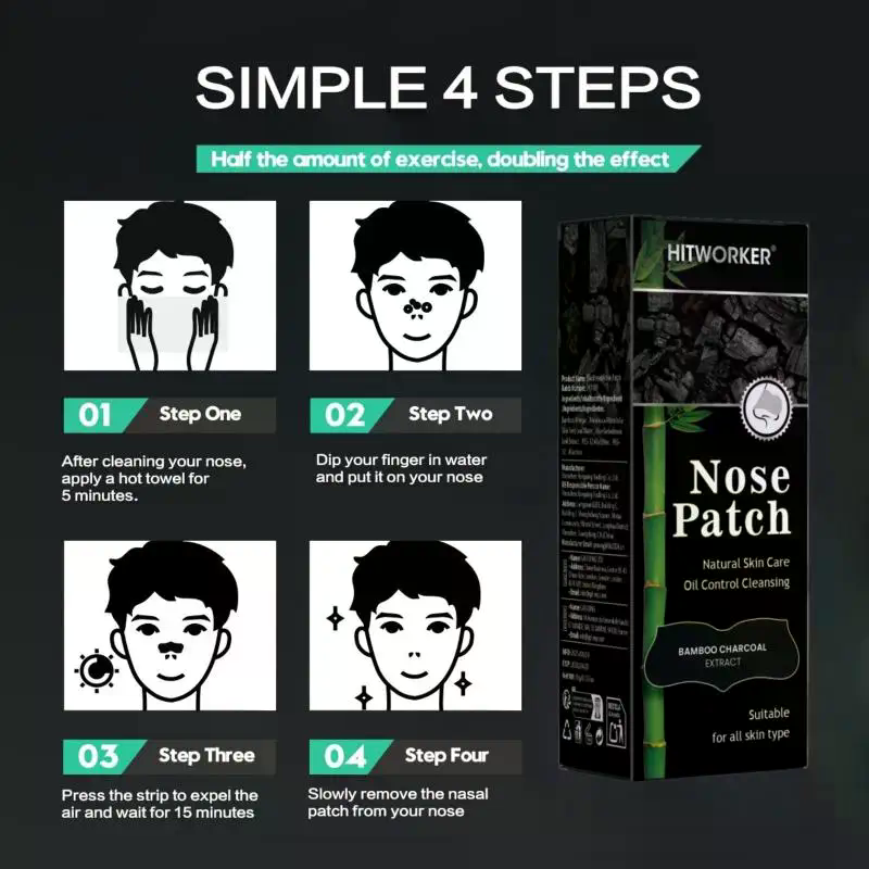 20/30/50 Tiras Nasales para Li - Charcoal Pore Strip reseña y precio