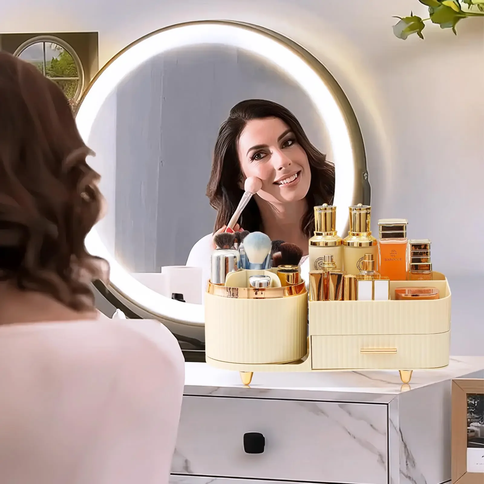 Soporte para brochas de maquil - Skincare B Erl reseña y precio