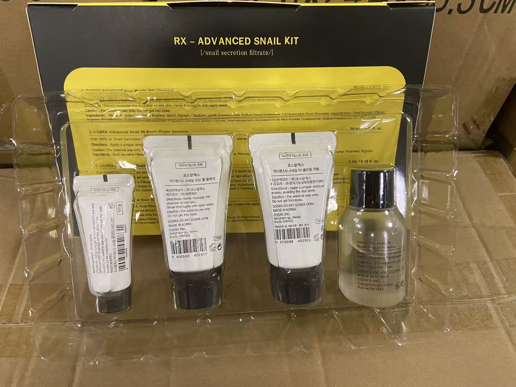 Set de Viaje de Crema Reparado - Snail Mucin Essence reseña y precio