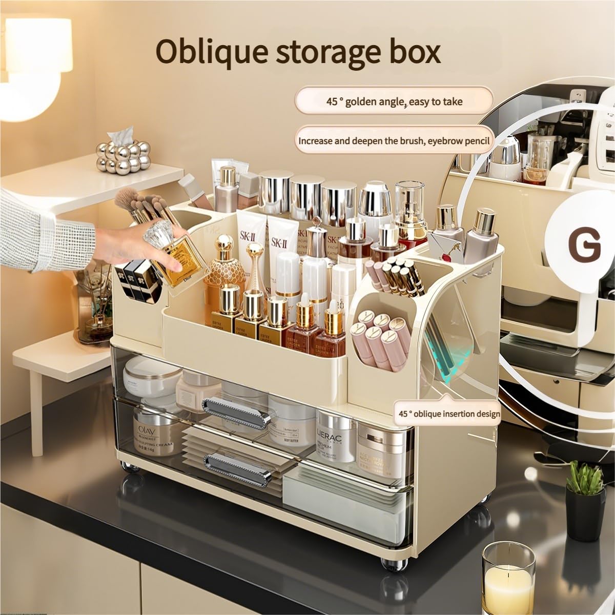 Organizador de Maquillaje con  - Skincare B Erl reseña y precio