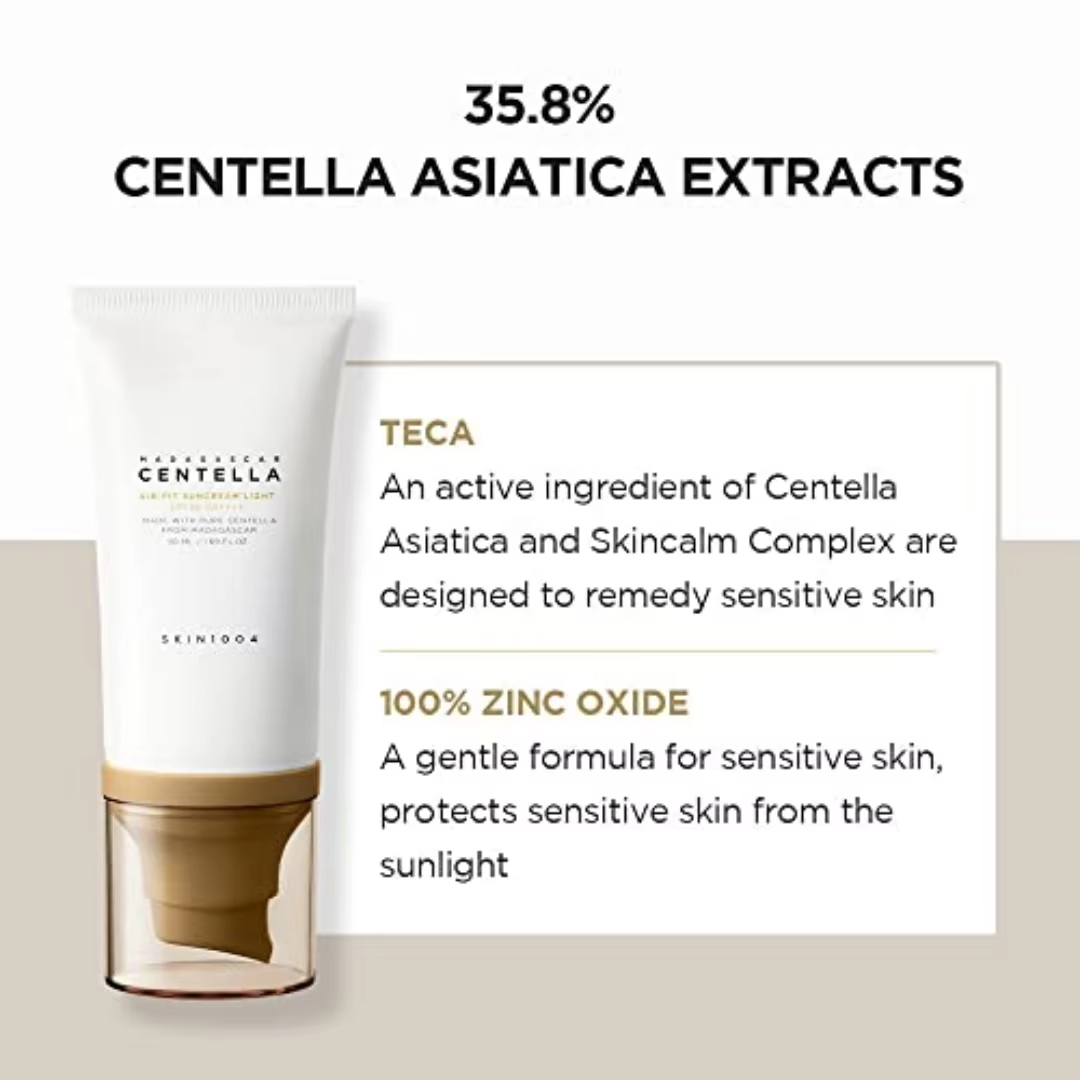 Protector Solar SKIN1004 Cente - Snail Mucin Essence reseña y precio